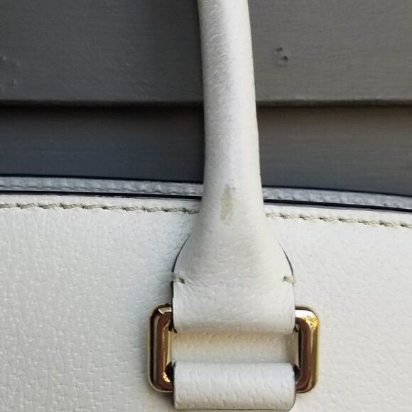 Iconic Kate Spade Gray Cameron Street Candace Leather Satchel - Picture 9 of 13
